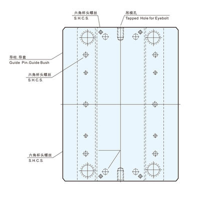 คุณภาพ  FS136HH H13 Custom Mold Bases Plastic Mold Base For digital Products โรงงาน